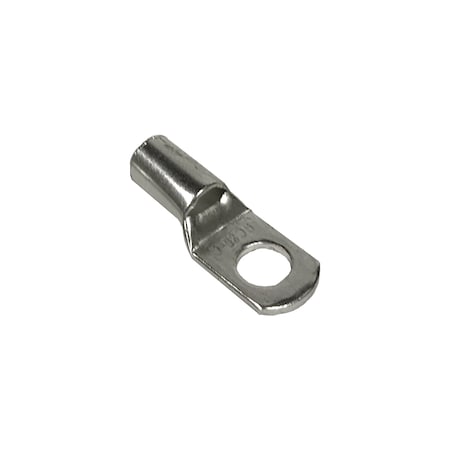 Remington Industries Lug Terminals, 4 AWG Gauge Wire, 5/16" Tin-Plated Copper Stud, PK 10 SC25-8-10